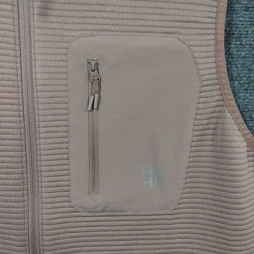 Alaskan Hardgear Vest Mens‎ XL Pink Fleece Full Zip Duluth Trading Co Outdoor